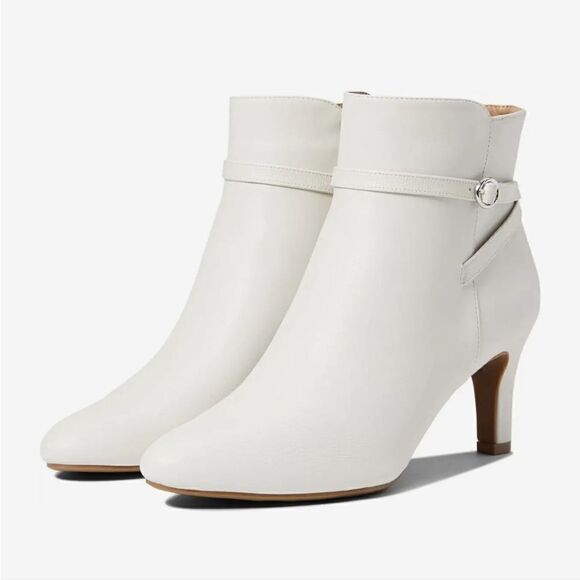 New Life Stride Guild Ankle Bootie Color Bone Size 7 Wide - Picture 1 of 8